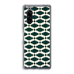 CaseCompany Moroccan tiles: Sony Xperia 5 Transparant Hoesje