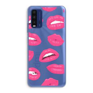 CaseCompany Bite my lip: Xiaomi Redmi 9T Transparant Hoesje