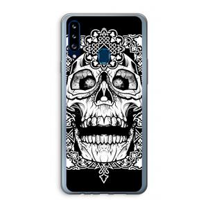 CaseCompany Seek & Destroy: Samsung Galaxy A20s Transparant Hoesje