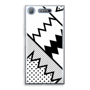 CaseCompany Pop Art #5: Sony Xperia XZ1 Transparant Hoesje