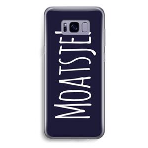 CaseCompany Moatsje!: Samsung Galaxy S8 Plus Transparant Hoesje