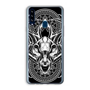 CaseCompany Oh Deer: Samsung Galaxy A20s Transparant Hoesje