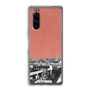 CaseCompany Marrakech Skyline : Sony Xperia 5 Transparant Hoesje