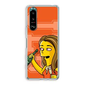 CaseCompany Jamie Lee Simpson: Sony Xperia 5 III Transparant Hoesje