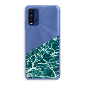 CaseCompany Weerkaatsing water: Xiaomi Redmi 9T Transparant Hoesje