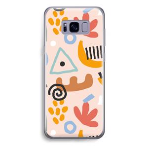 CaseCompany Abstract: Samsung Galaxy S8 Plus Transparant Hoesje