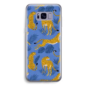 CaseCompany Luipaard: Samsung Galaxy S8 Plus Transparant Hoesje