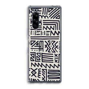 CaseCompany Marrakech print: Sony Xperia 5 Transparant Hoesje
