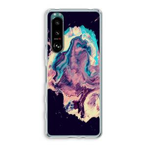 CaseCompany Cosmic Silence: Sony Xperia 5 III Transparant Hoesje