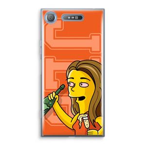 CaseCompany Jamie Lee Simpson: Sony Xperia XZ1 Transparant Hoesje