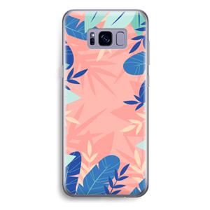 CaseCompany Tropisch: Samsung Galaxy S8 Plus Transparant Hoesje