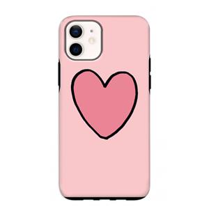 CaseCompany Hartje: iPhone 12 mini Tough Case