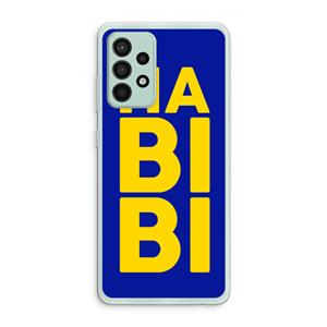 CaseCompany Habibi Blue: Samsung Galaxy A52s 5G Transparant Hoesje