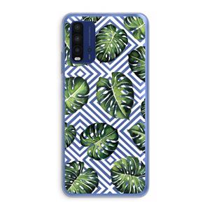 CaseCompany Geometrische jungle: Xiaomi Redmi 9T Transparant Hoesje