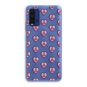 CaseCompany GIRL POWER: Xiaomi Redmi 9T Transparant Hoesje