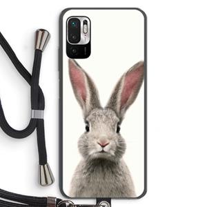 CaseCompany Daisy: Xiaomi Redmi Note 10 5G Transparant Hoesje met koord