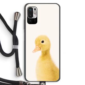 CaseCompany Duke: Xiaomi Redmi Note 10 5G Transparant Hoesje met koord