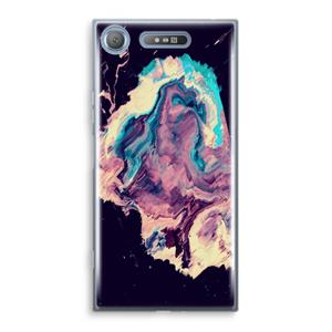 CaseCompany Cosmic Silence: Sony Xperia XZ1 Transparant Hoesje