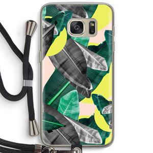 CaseCompany Fantasie jungle: Samsung Galaxy S7 Transparant Hoesje met koord