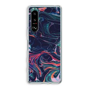 CaseCompany Light Years Beyond: Sony Xperia 5 III Transparant Hoesje