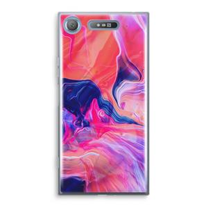 CaseCompany Earth And Ocean: Sony Xperia XZ1 Transparant Hoesje