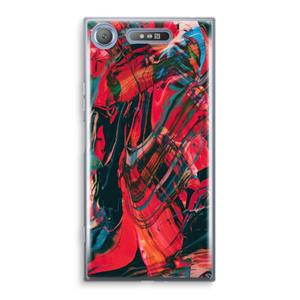 CaseCompany Endless Descent: Sony Xperia XZ1 Transparant Hoesje