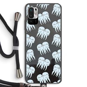 CaseCompany Octopussen: Xiaomi Redmi Note 10 5G Transparant Hoesje met koord