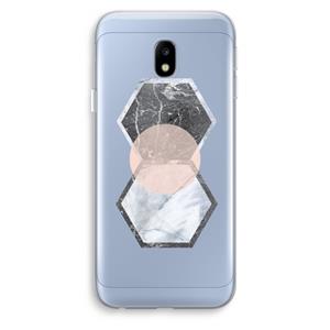 CaseCompany Creatieve toets: Samsung Galaxy J3 (2017) Transparant Hoesje