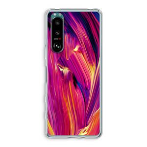 CaseCompany Phoenix: Sony Xperia 5 III Transparant Hoesje