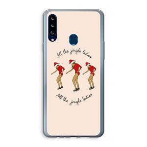 CaseCompany Jingle Ladies: Samsung Galaxy A20s Transparant Hoesje