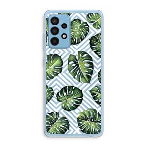 CaseCompany Geometrische jungle: Samsung Galaxy A52 Transparant Hoesje