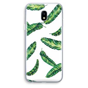 CaseCompany Lange bladeren: Samsung Galaxy J3 (2017) Transparant Hoesje