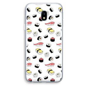 CaseCompany Sushi time: Samsung Galaxy J3 (2017) Transparant Hoesje