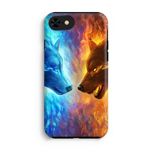 CaseCompany Fire & Ice: iPhone SE 2020 Tough Case
