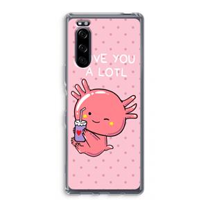 CaseCompany Love You A Lotl: Sony Xperia 5 Transparant Hoesje