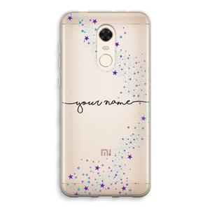 CaseCompany Sterren: Xiaomi Redmi 5 Transparant Hoesje