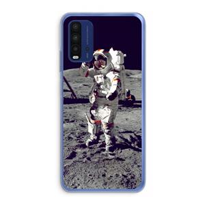 CaseCompany Spaceman: Xiaomi Redmi 9T Transparant Hoesje