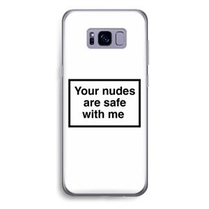CaseCompany Safe with me: Samsung Galaxy S8 Plus Transparant Hoesje