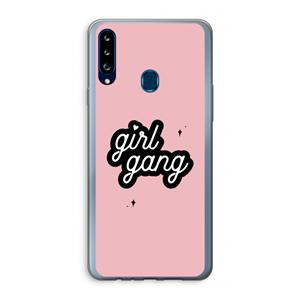 CaseCompany Girl Gang: Samsung Galaxy A20s Transparant Hoesje