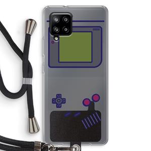 CaseCompany Game On: Samsung Galaxy A42 5G Transparant Hoesje met koord