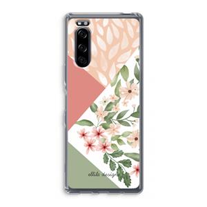 CaseCompany Sweet heaven geometrics: Sony Xperia 5 Transparant Hoesje