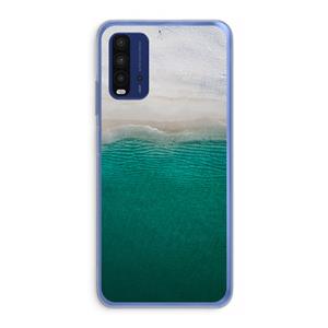 CaseCompany Stranded: Xiaomi Redmi 9T Transparant Hoesje