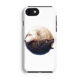 CaseCompany Yin Yang Wolves: iPhone SE 2020 Tough Case