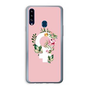 CaseCompany Venus: Samsung Galaxy A20s Transparant Hoesje