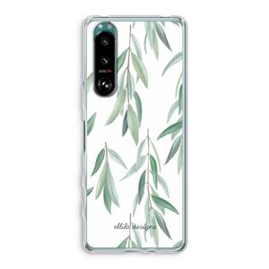 CaseCompany Branch up your life: Sony Xperia 5 III Transparant Hoesje