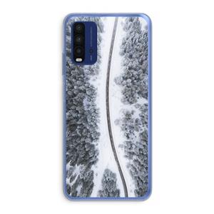 CaseCompany Snøfall: Xiaomi Redmi 9T Transparant Hoesje