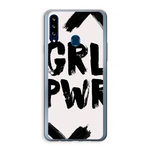 CaseCompany Girl Power #2: Samsung Galaxy A20s Transparant Hoesje