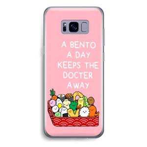 CaseCompany Bento a day: Samsung Galaxy S8 Plus Transparant Hoesje