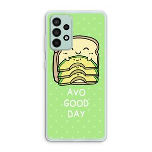CaseCompany Avo Good Day: Samsung Galaxy A52s 5G Transparant Hoesje