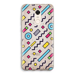 CaseCompany 8-bit N°8: Xiaomi Redmi 5 Transparant Hoesje